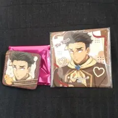 鬼滅の刃　悲鳴嶼行冥　バレンタイン＆ホワイトデー　缶バッジとコースター