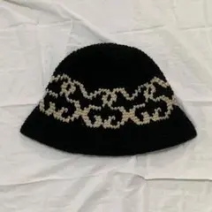 バケットハット ニット素材 クラッシャー 韓国風 ユニセックス z02