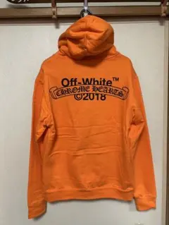 Off-White Chrome Hearts 2018 パーカー オレンジのサムネイル