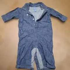 babyGap デニム風ロンパース 3-6M