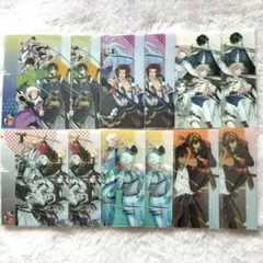 刀剣乱舞☆クリアファイル A5 全6種×2セット 計12枚 セブンイレブン 限定