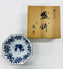 たち吉 ぶどう絵 盛鉢 六角鉢 木箱入り - メルカリ