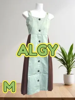【美品】ALGY メリイCコラボプリーツ切り替えジャンスカ　Mサイズのサムネイル