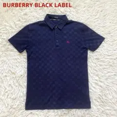 ブラックレーベルクレストブリッジ 黒 ポロシャツ チェック柄 M - メルカリ