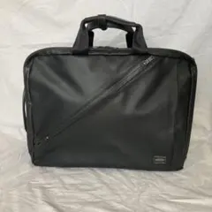 人気　ポーター　ビジネスバッグ　3way　リュック　PCポケット　多収納　黒