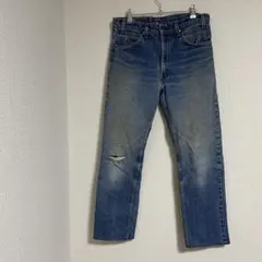 雰囲気系 リーバイス 517 BOOT CUT クラッシュデニム W36 フレア