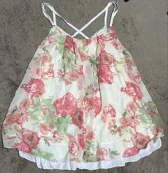 花柄キャミソール 3点セット