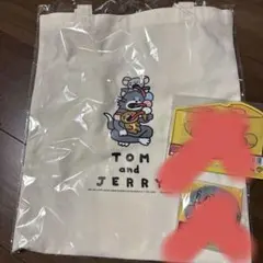 トムとジェリー 一番くじ C賞 トートバッグ　ステッカー　缶コレクション