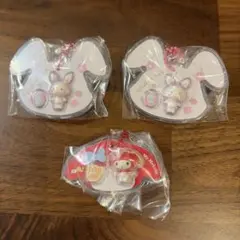 サンリオ　パッケージチャーム マイメロ　ウィッシュミーメル　3点セット