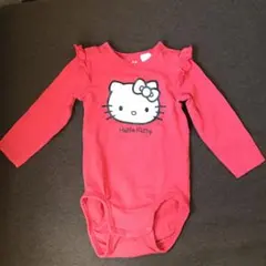キティちゃん　長袖ボディースーツ　　90サイズ