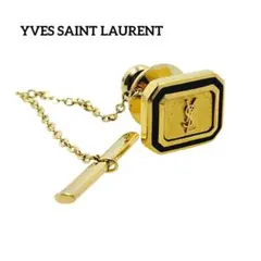 【美品】イヴ・サンローラン タイタック YSL カサンドラ ゴールド ブラック