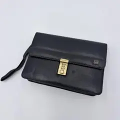 美品✨ ダンヒル オックスフォード クラッチバッグ ソフトレザー ダイヤルロック