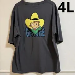 新品 おさるのジョージ サガラ刺繍 Tシャツ