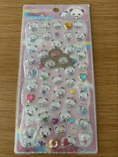 【国内正規品】もちもちぱんだ ストーン付きシール ジュエルプチドロップ