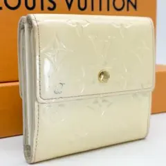 ルイヴィトン ポルトモネ ビエ カルトクレディ ヴェルニ モノグラム Wホック