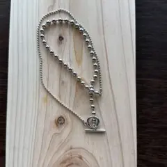 シルバー mixチェーン ネックレス