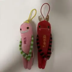 ぬいぐるみ マスコット 2種セットモケケ