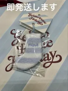 GELATO PIQUEクリスマスマーケット表参道 チャーム ソックス ブルー