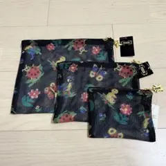 【即完売系】フェイラー大人可愛いメッシュポーチ3点セット♡ハイジ×ゴールドベア 即完売系】フェイラー大人可愛いメッシュポーチ3点セット♡ハイジ