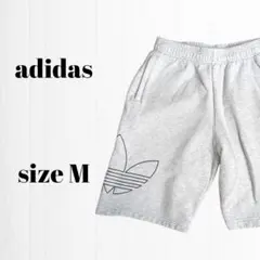◎　adidas アディダス　ハーフパンツ　M　ライトグレー