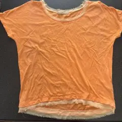 GLOBAL WORK オレンジ Tシャツ Mサイズ