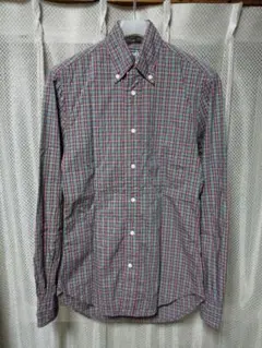GITMAN BROS. vintage BD 長袖シャツ XS チェック柄