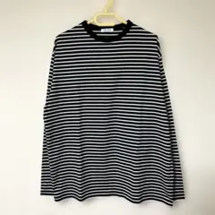 【未使用】FORK & SPOON ボーダーカットソー