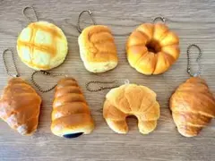 パン スクイーズマスコット 7点セット