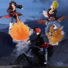 大人気新品未開封3点 NARUTO 暁 イタチ デイダラ サソリ フィギュア