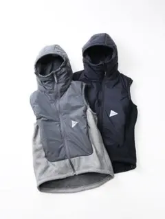 and wander wool fleece vest ブラック サイズ2 - メルカリ