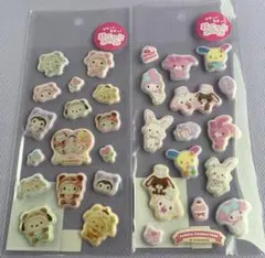 ぷくっとシール　シュガーバニーズ　サンリオ　サンリオキャラクターズ　2点セット♡