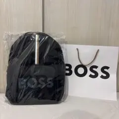 BOSS リュック バックパック ブラック　ショッパー付き