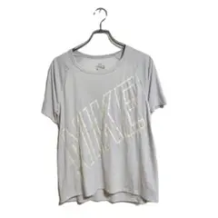 新品 NIKE 半袖Tシャツ L グレー ドライフィット 春夏 薄手 スポーティ