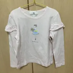 KUMIKYOKU 花柄長袖カットソー 130