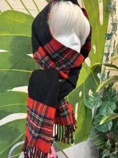 Glen Prince タータンチェック マフラー