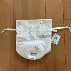 猫柄　巾着　ポーチ