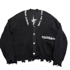 CTLS | KNIT CARDIGAN '24 ダメージ加工 カーディガンのサムネイル