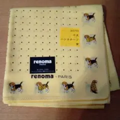 renoma 犬イラスト ハンカチ 2010干支ハンカチーフ寅