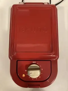 BRUNO ホットサンドメーカーシングル レッド 赤 BOE043のサムネイル