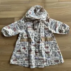 ベビーレインコート 車柄 80〜90cm