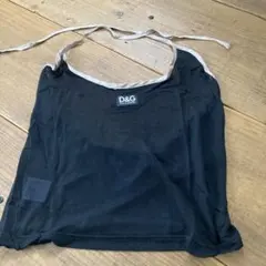 D&G Dolce & Gabbana ホルターネック タンクトップ ブラックのサムネイル