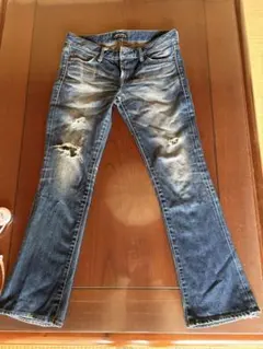 MOUSSY ダメージブーツカットデニム