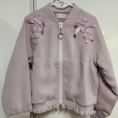 メゾピアノ　ブルゾン　アウター　120 ワンダーランド　アリス