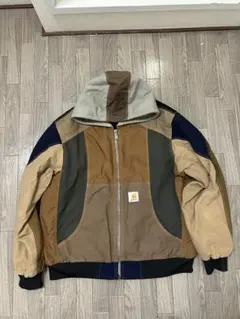 Carhartt マルチカラー パッチワークジャケット L