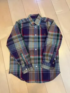 Ralph Lauren チェック柄キッズ長袖シャツ 150