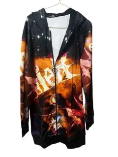 NieRClothing ロングパーカー 宇宙 銀河 ニーア　フード付