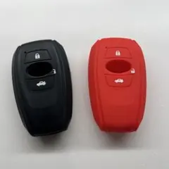スバル リモコンキーケース 黒 赤 2色セット