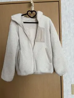 OLIVE des OLIVE オリーブデオリーブ ボアフードブルゾンM