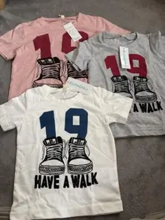 スニーカーイラストTシャツ 19 ３枚セット