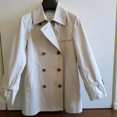 美品 23区 25SS TWライトリバー ショートトレンチコート ベージュ 